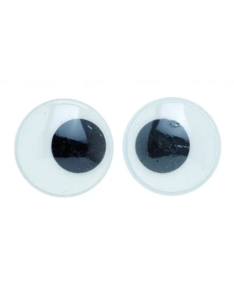 Wackelaugen 26mm rund 10St - Kidis Art