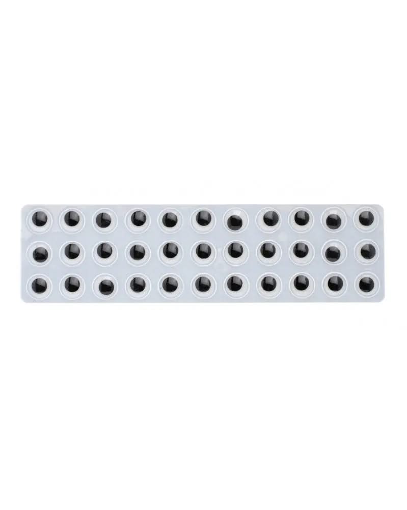 Wackelaugen 7mm rund SB 52St - Kidis Art