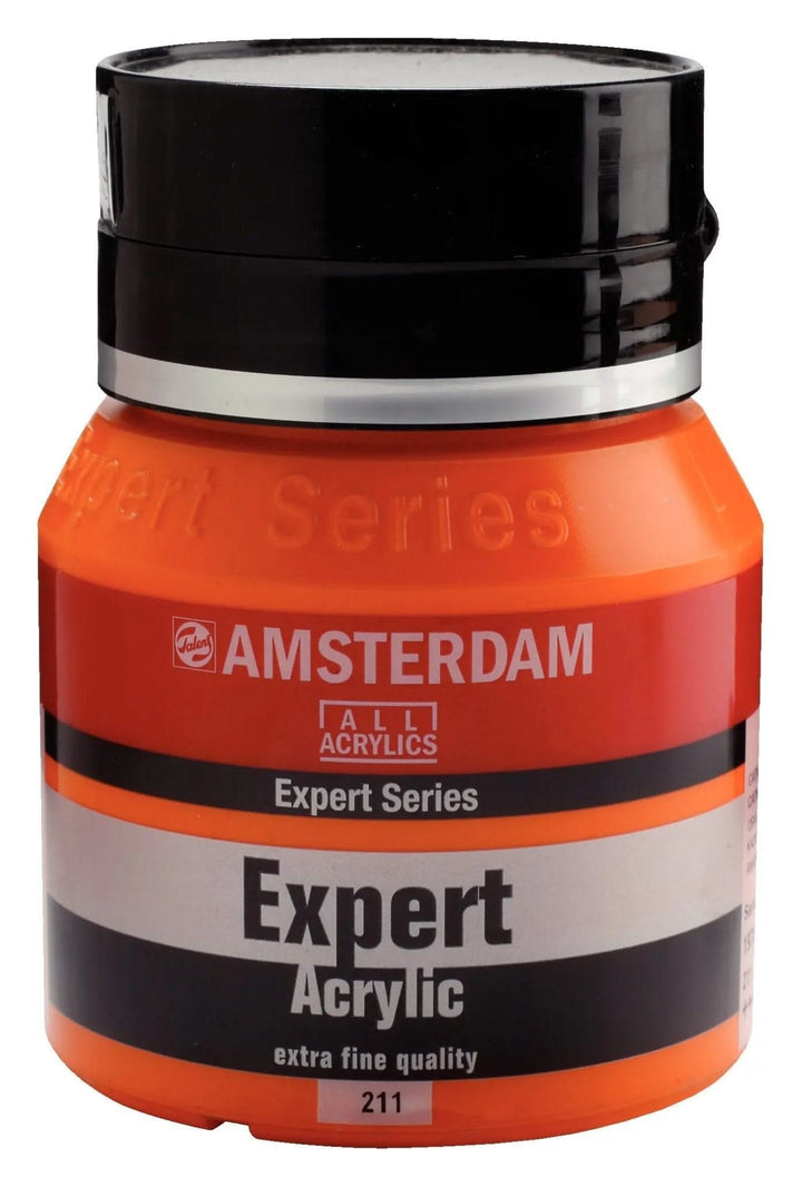 Amsterdam Expert Series Acrylfarbe Flasche 400 ml Kadmiumorange 211 - Kidis Art