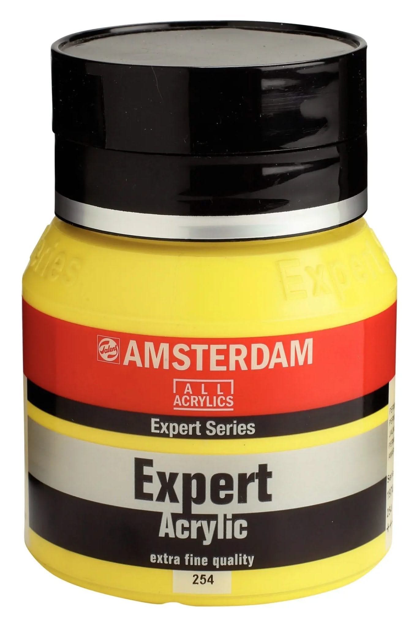 Amsterdam Expert Series Acrylfarbe Flasche 400 ml Permanent Zitronengelb 254 - Kidis Art