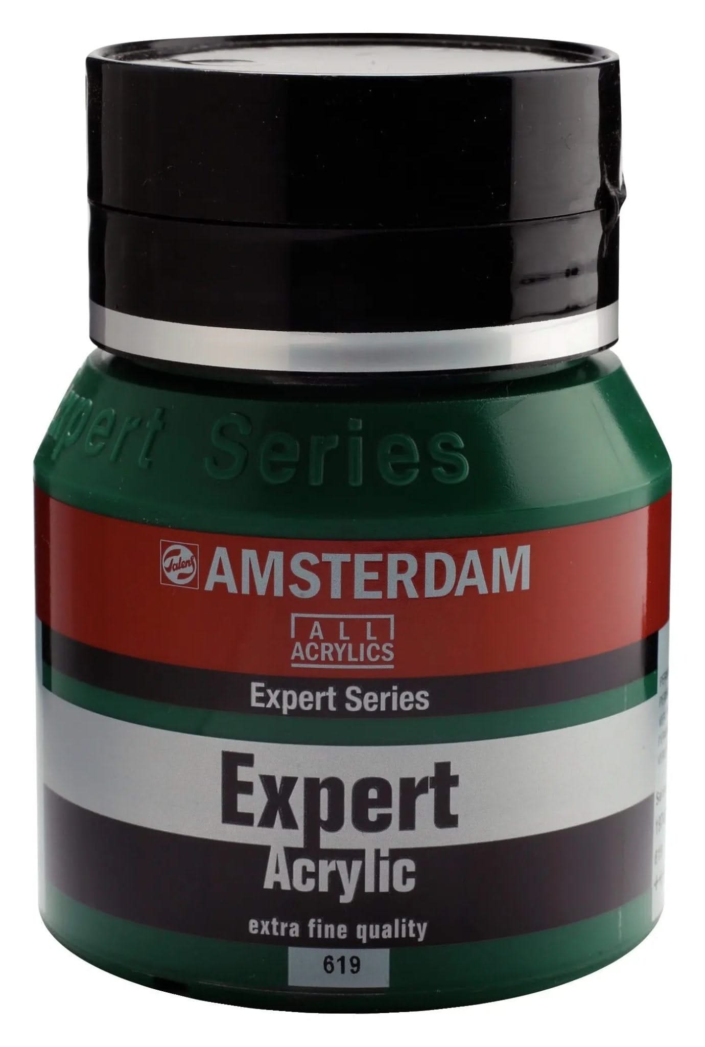 Amsterdam Expert Series Acrylfarbe Flasche 400 ml Permanentgrün Dunkel 619 - Kidis Art