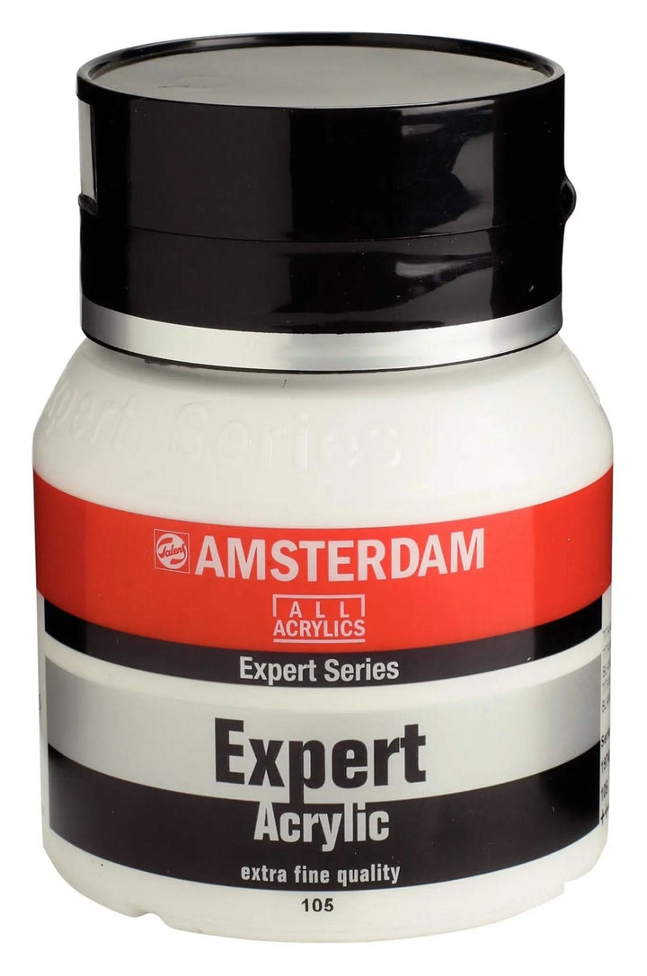 Amsterdam Expert Series Acrylfarbe Flasche 400 ml Titanweiß 105 - Kidis Art