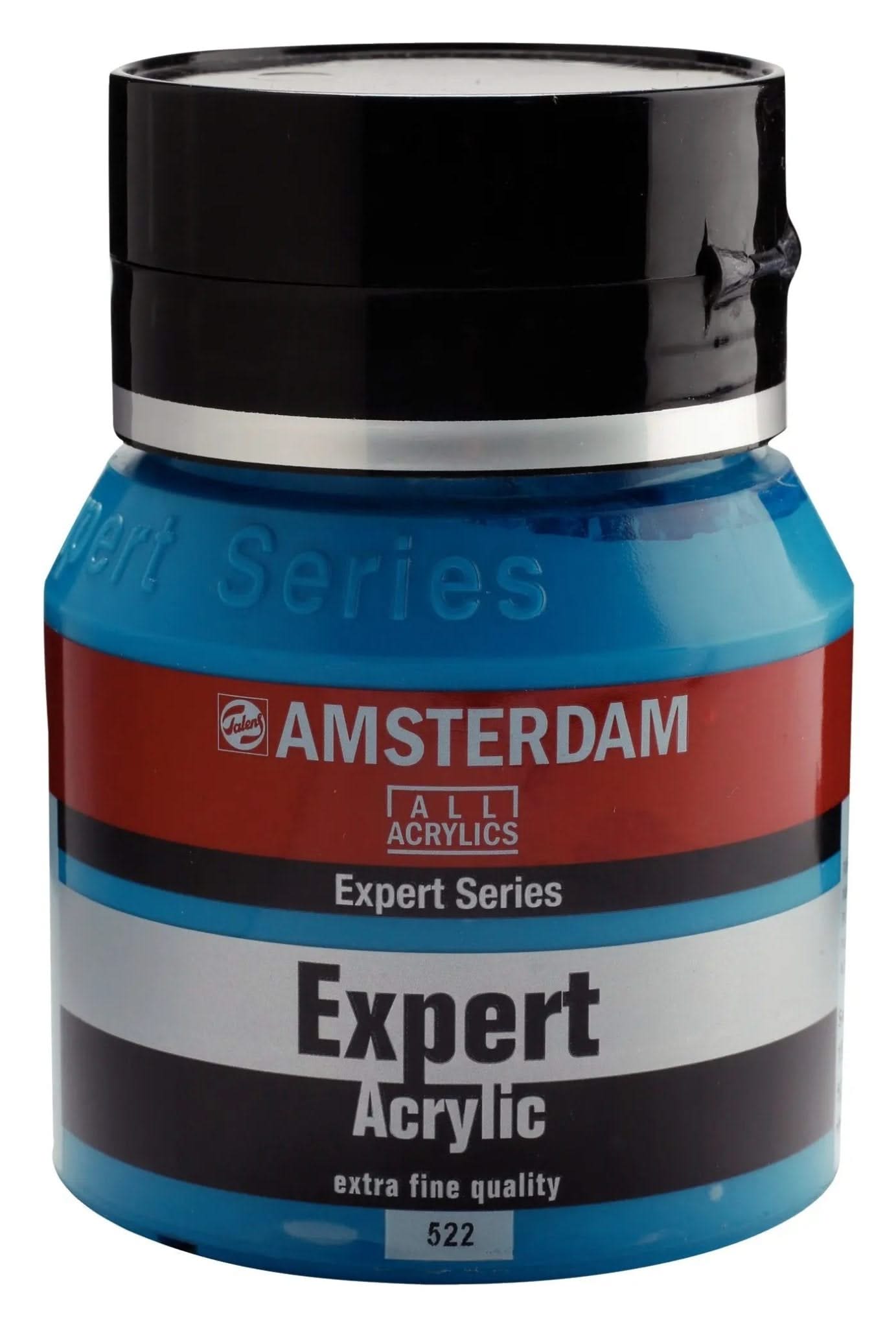 Amsterdam Expert Series Acrylfarbe Flasche 400 ml Türkisblau 522 - Kidis Art
