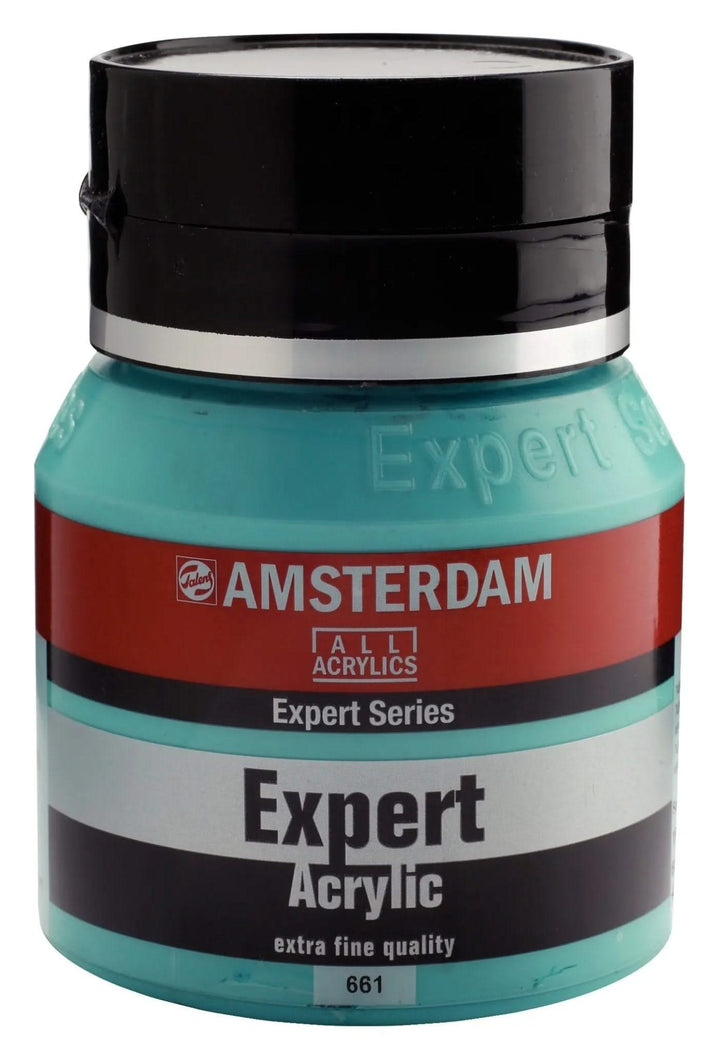 Amsterdam Expert Series Acrylfarbe Flasche 400 ml Türkisgrün 661 - Kidis Art