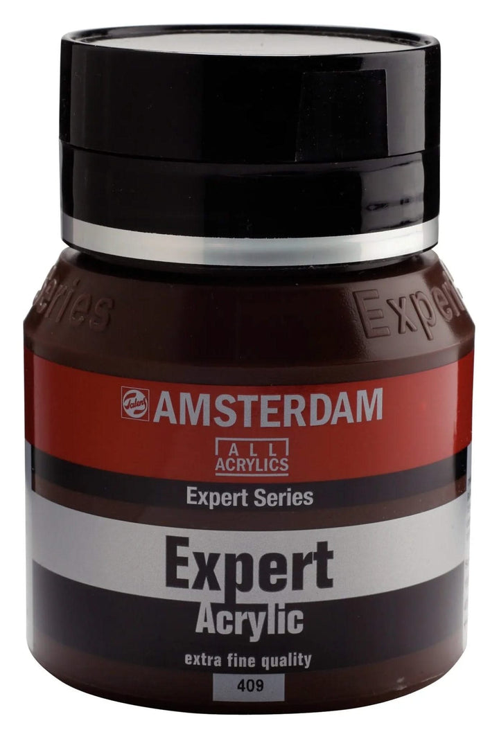 Amsterdam Expert Series Acrylfarbe Flasche 400 ml Umbra Gebrannt 409 - Kidis Art