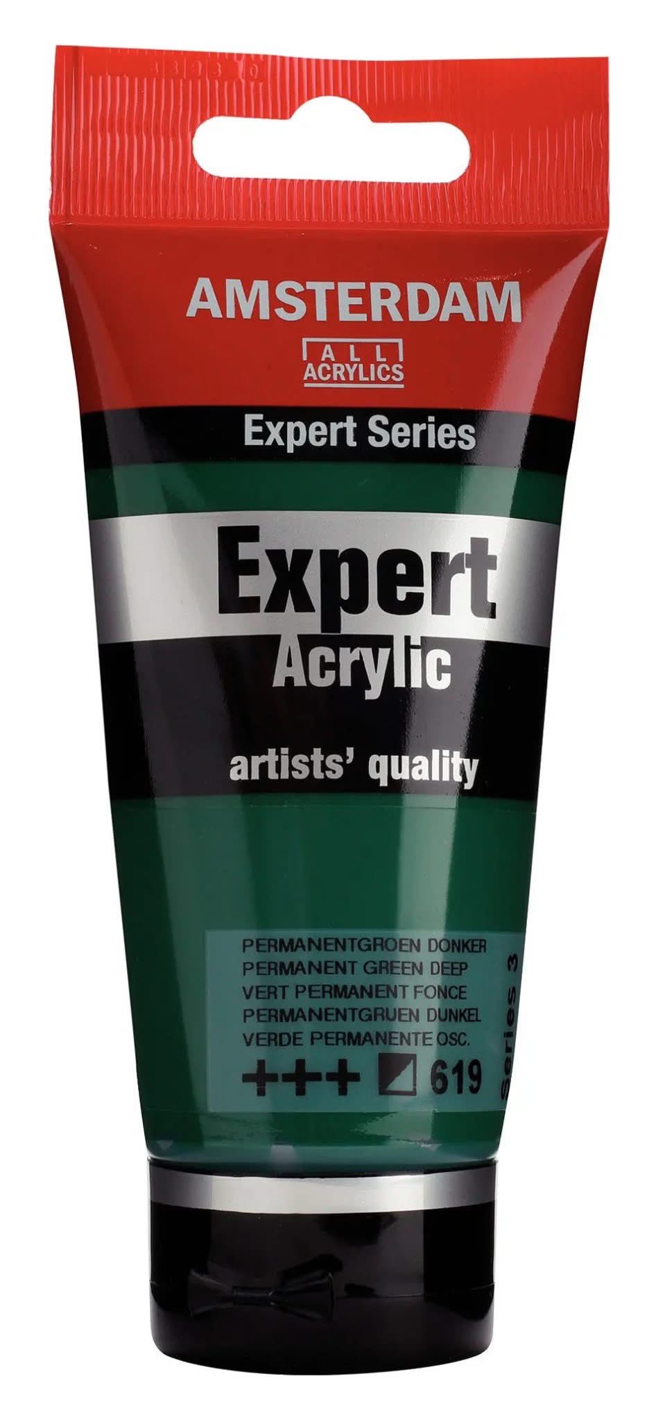 Amsterdam Expert Series Acrylfarbe Tube 75 ml Permanentgrün Dunkel 619 - Kidis Art