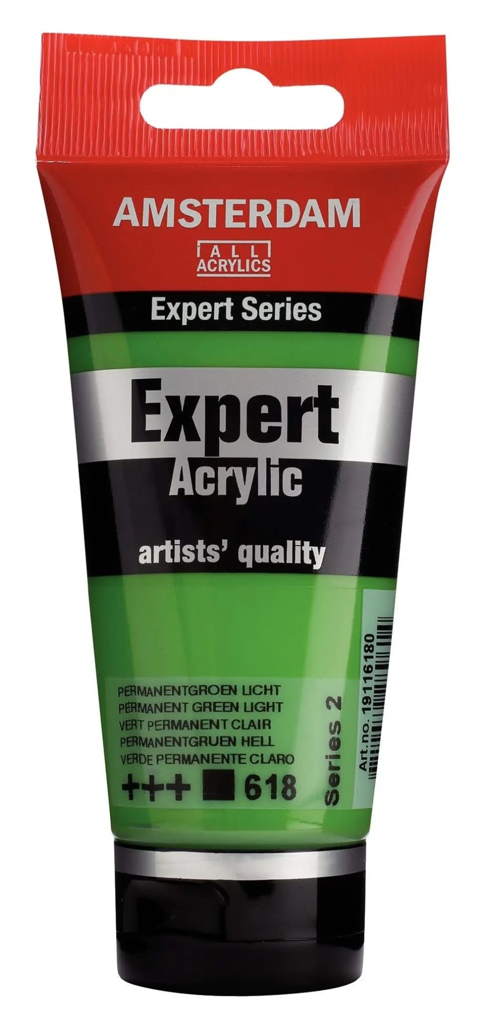 Amsterdam Expert Series Acrylfarbe Tube 75 ml Permanentgrün Hell 618 - Kidis Art