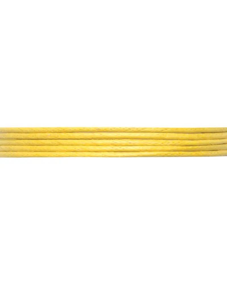 Baumwollkordel 1mm/5m gelb - Kidis Art