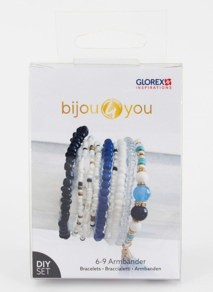 bijou4you Armband-Set, weiss-blau - Kidis Art