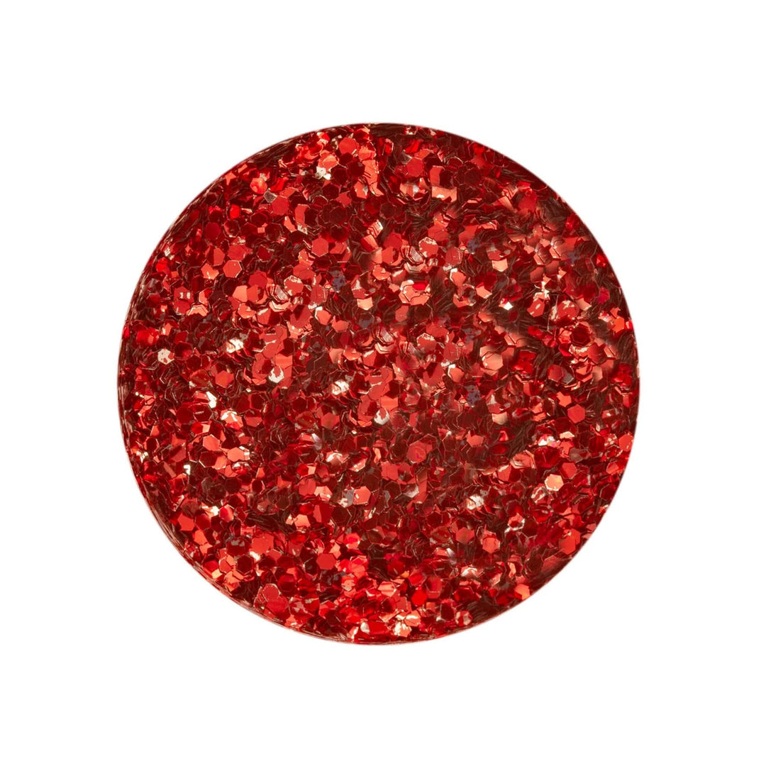 Bio Glitter fein, 10g, Rot - Kidis Art