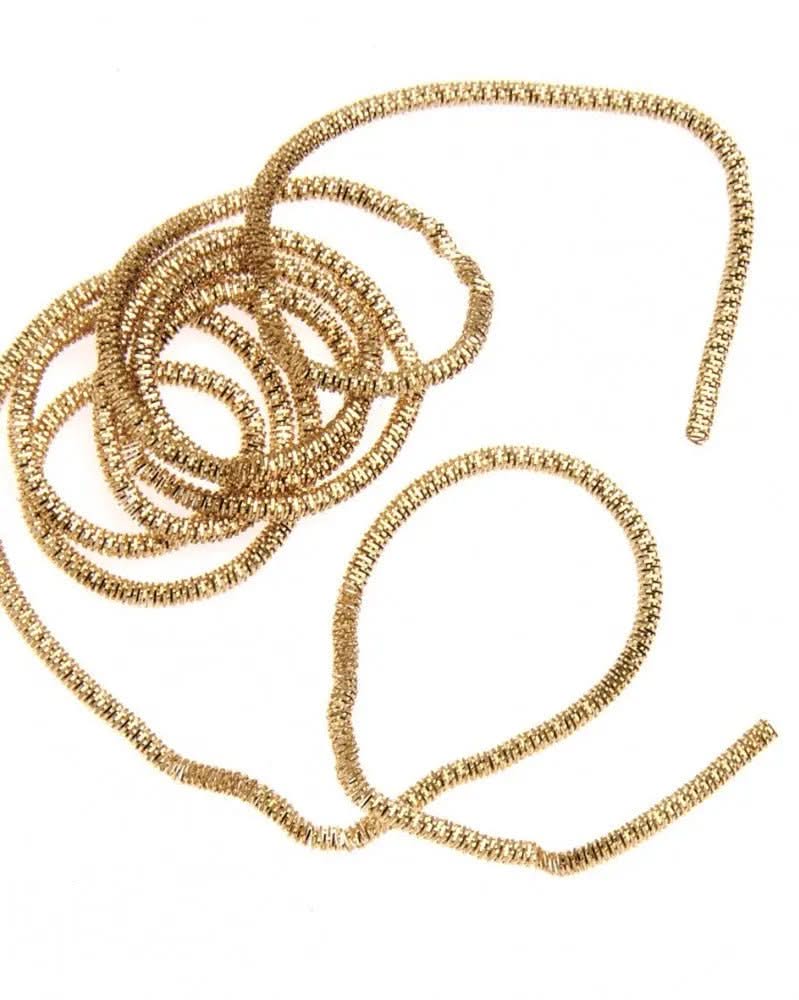 Bouillon goldfarben 1,5mm 3,5m - Kidis Art