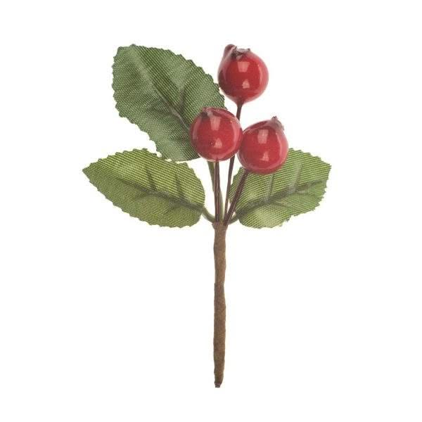 Deco-Beeren, rot 12mm - Kidis Art