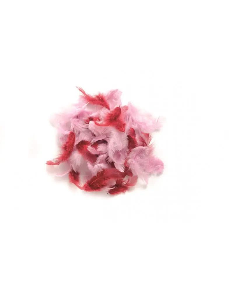 Deco-Federn rosa-sortiert 10g - Kidis Art