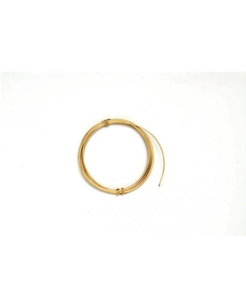 Deko Aludraht 2mm 2m goldfarben - Kidis Art