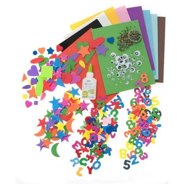 Die Kreativ-Bastelpackung mit ca. 1&
