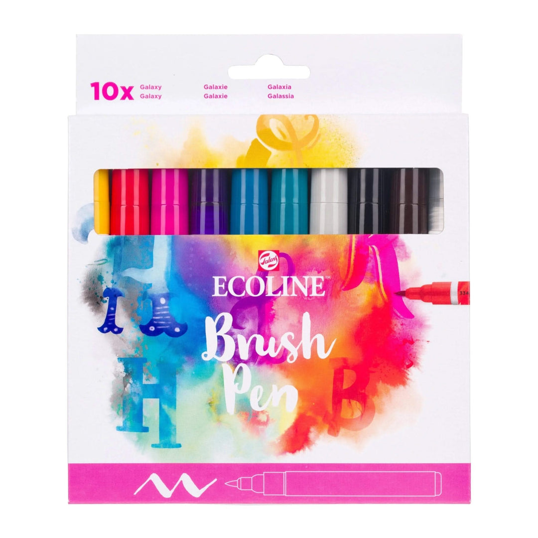 Ecoline Brush Pen Galaxie-Set | 10 Farben - Kidis Art