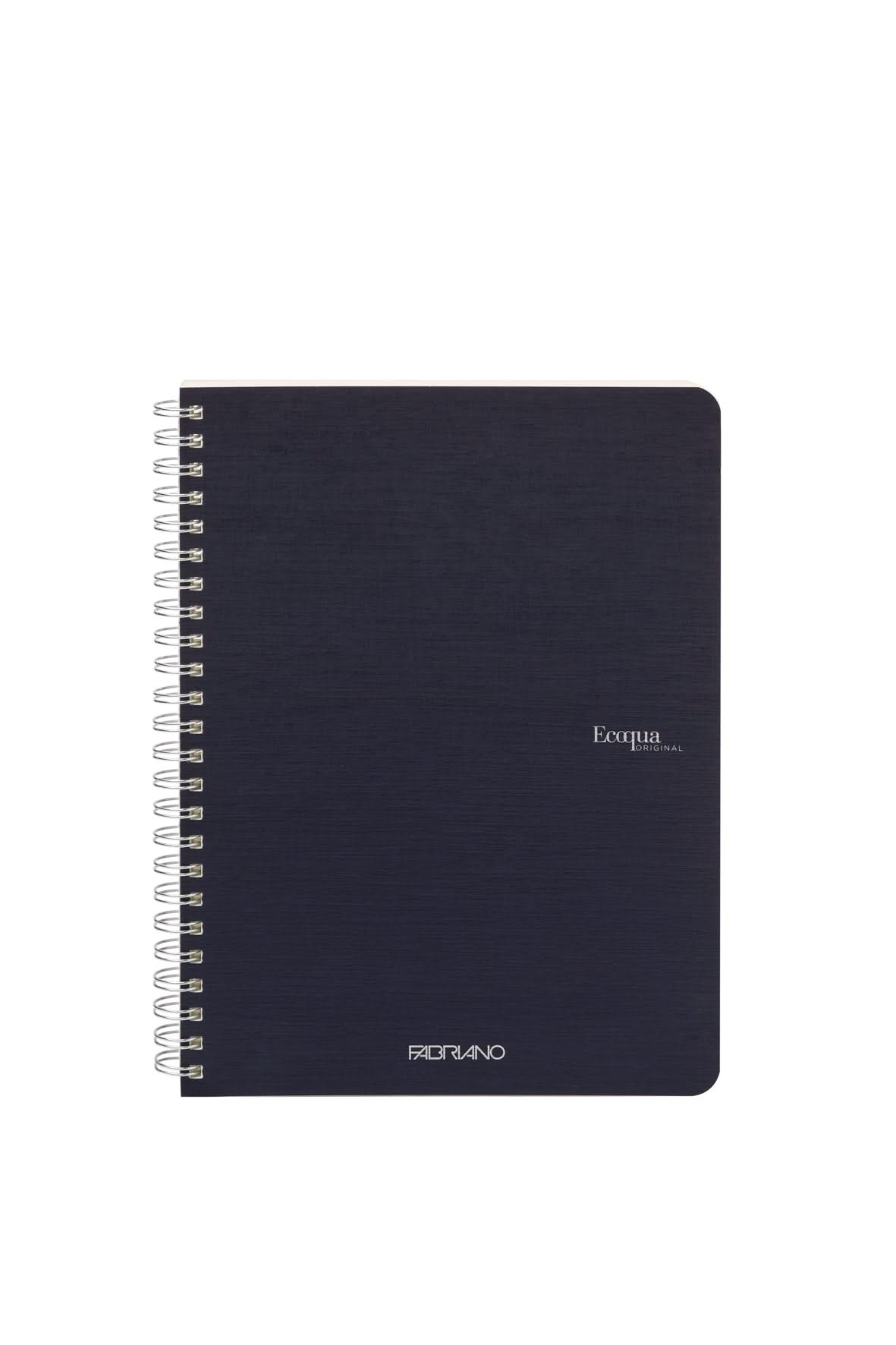 Fabriano Ecoqua Notizheft - dark blue - A4 - blanko - Spirale - Kidis Art
