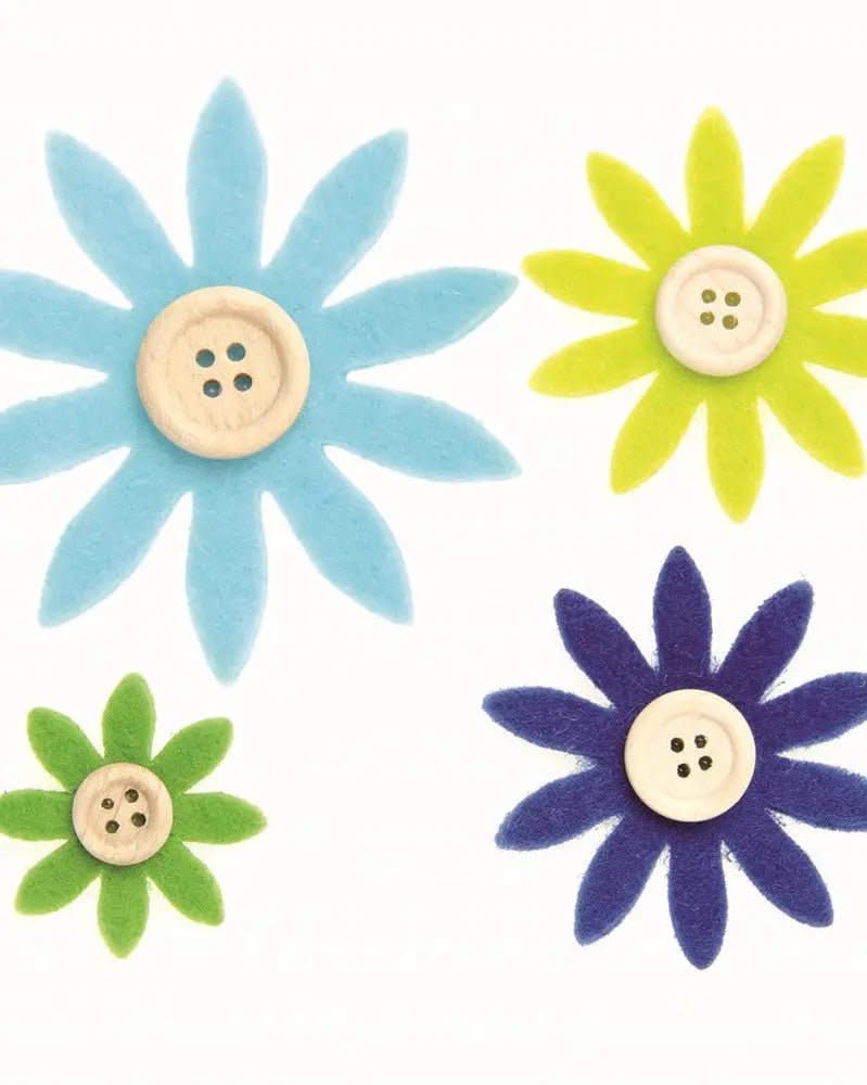 Filzblumen h&