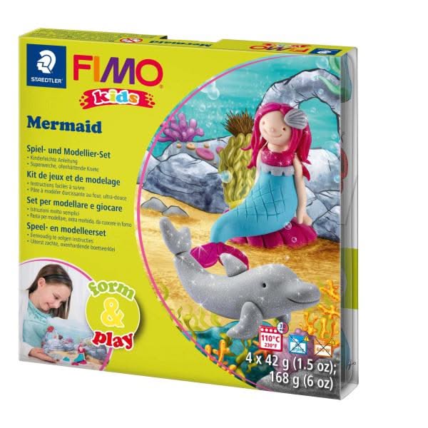 FIMO kids form &amp; play Mermaid - Kidis Art