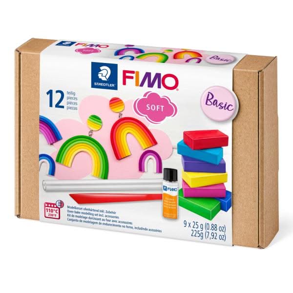 FIMO Soft Colour Pack 24x25g 24 Farben - Kidis Art