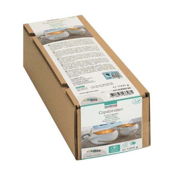 Gipsbinden Grosspackung 1kg Modelliergewebe 5 Roll-5mx10cm - Kidis Art