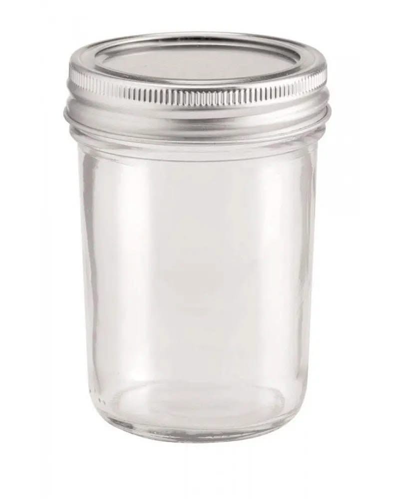 Glas mit 2-tlg Deckel 1Stk, 200ml 6,6x7x10,5cm - Kidis Art