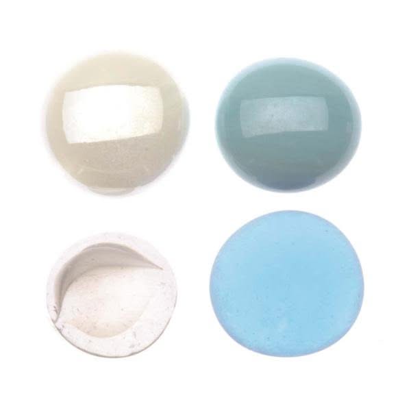Glasnuggets 200g 20mm mix blau/weiss/h.blau - Kidis Art