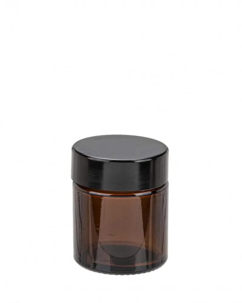 Glastiegel braun 30ml - Kidis Art
