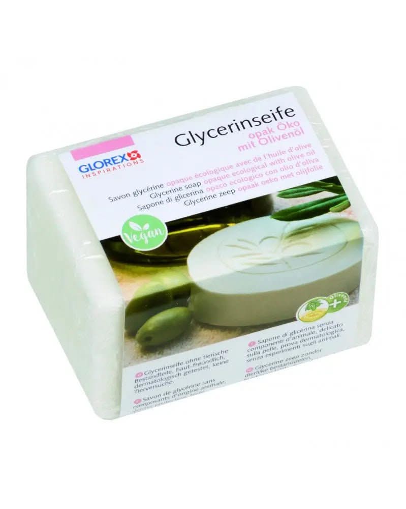 Glycerin-Seife Öko 250g mit Olivenöl opak - Kidis Art