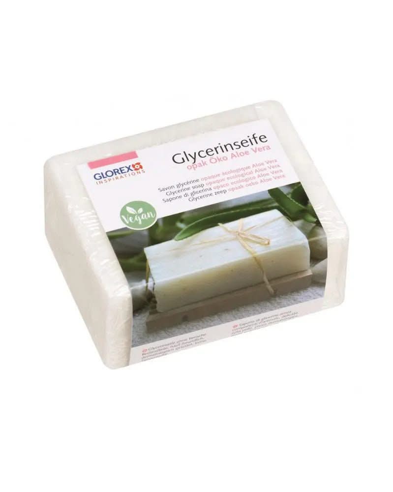 Glycerin-Seife Öko 500g mit Aloe Vera transparent - Kidis Art