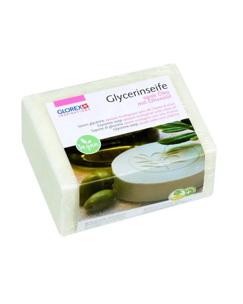 Glycerin-Seife Öko 500g mit Olivenöl opak - Kidis Art