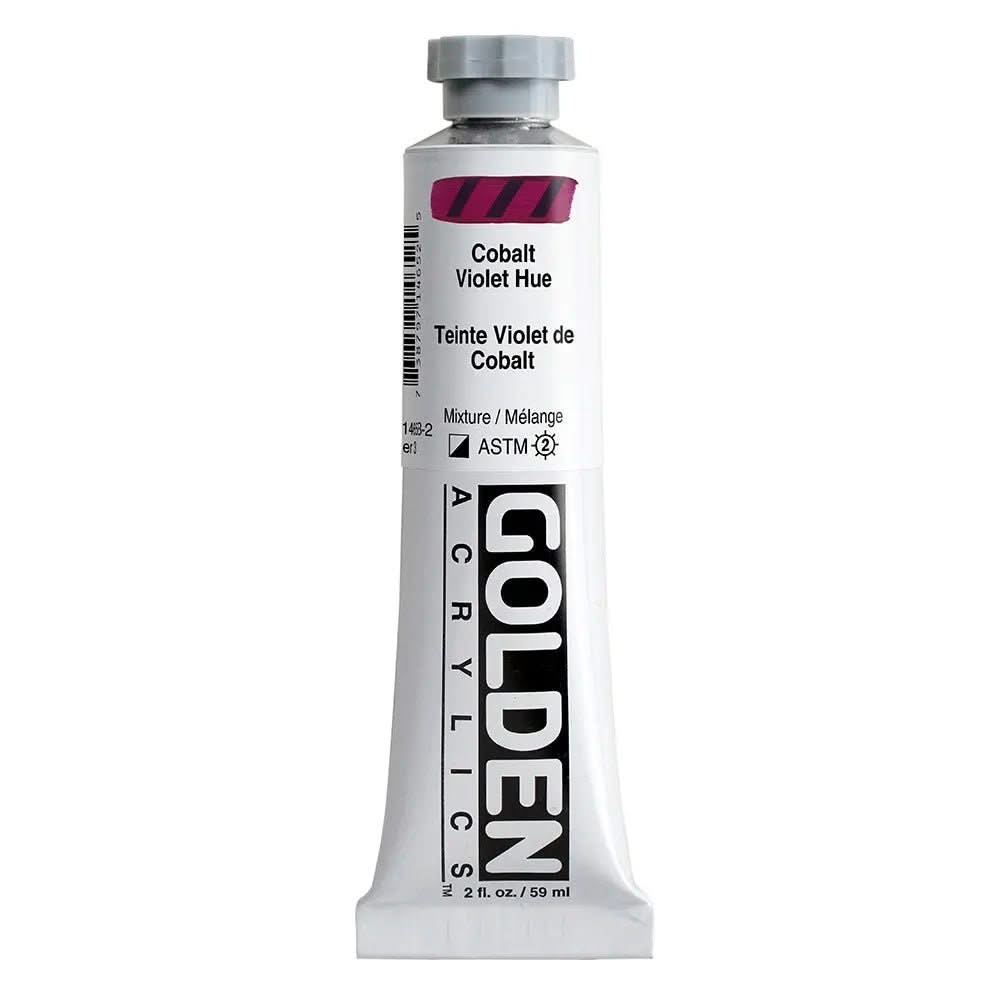 Golden Heavy Body Acrylfarbe Kobaltviolett Farbton 59 ml - Kidis Art