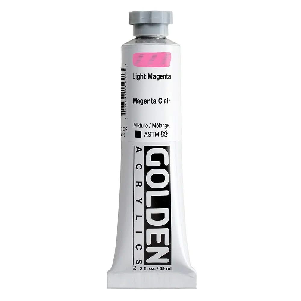 Golden Heavy Body Acrylfarbe Magenta Hell 59 ml - Kidis Art