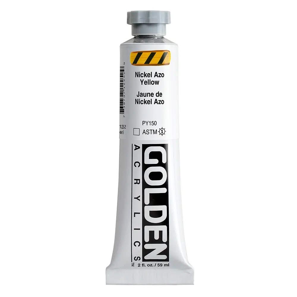Golden Heavy Body Acrylfarbe Nickel Azogelb 59 ml - Kidis Art