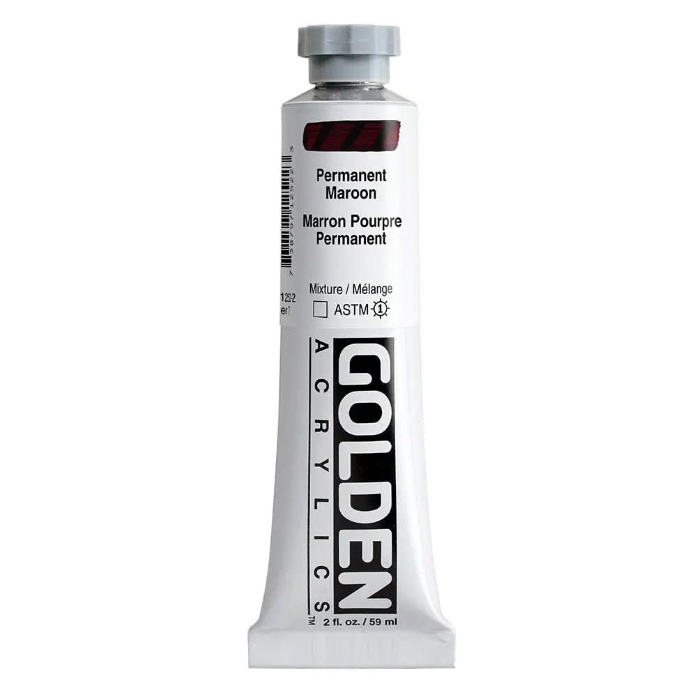 Golden Heavy Body Acrylfarbe Permanent Kast.braun 59 ml - Kidis Art