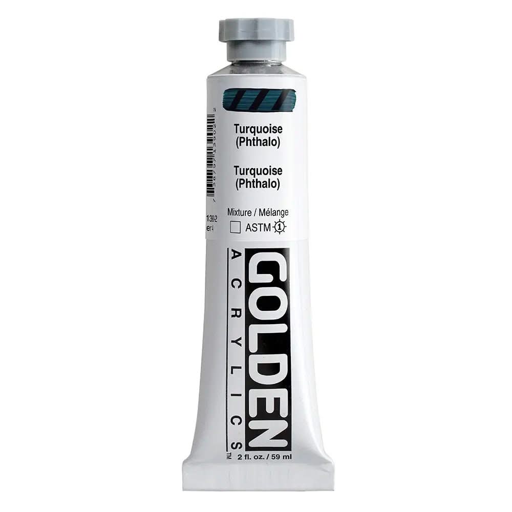 Golden Heavy Body Acrylfarbe Phthaloturkis 59 ml - Kidis Art