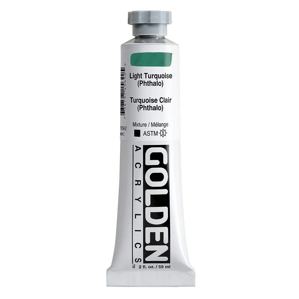 Golden Heavy Body Acrylfarbe Phthaloturkis Hell 59 ml - Kidis Art