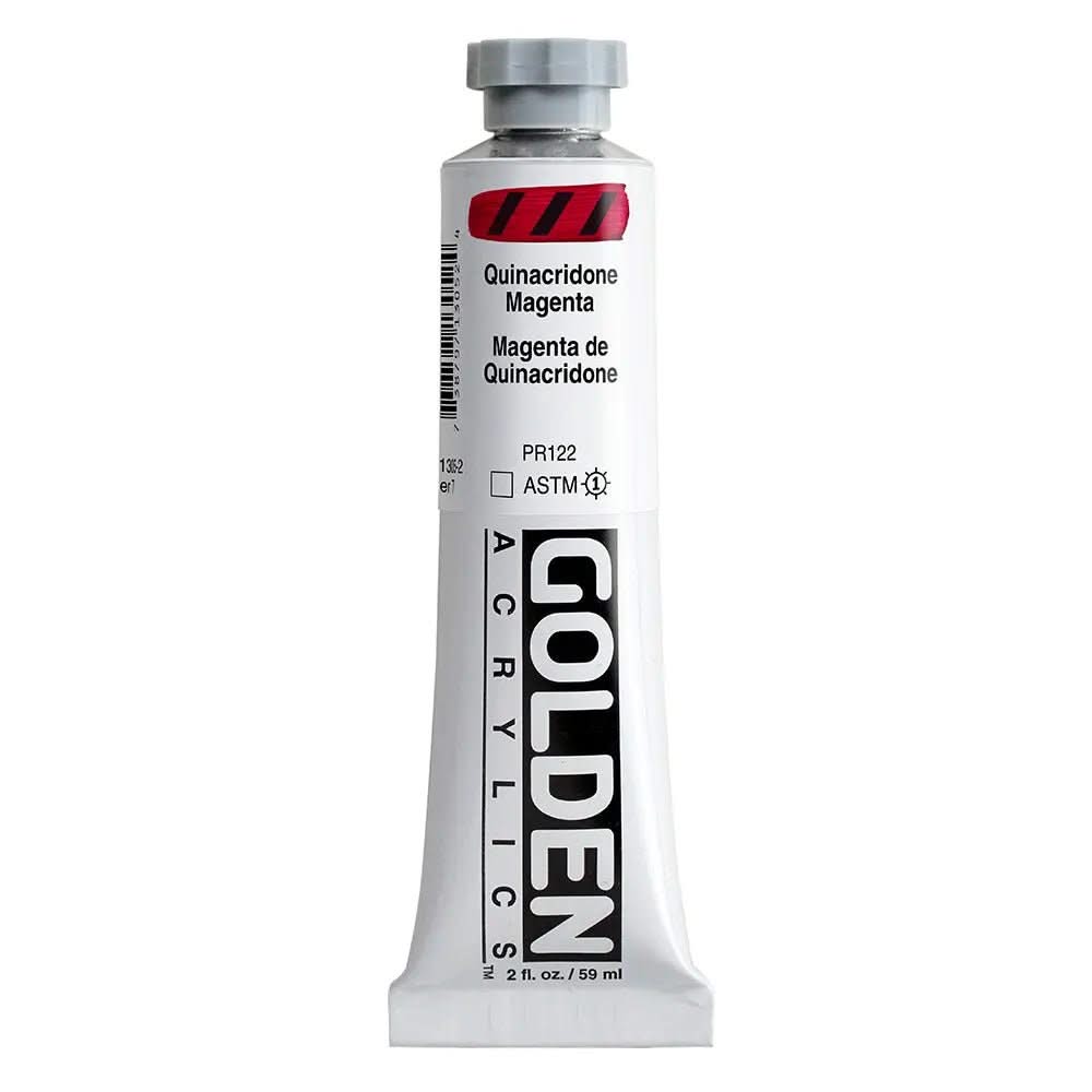 Golden Heavy Body Acrylfarbe Quinacridone Magenta 59 ml - Kidis Art