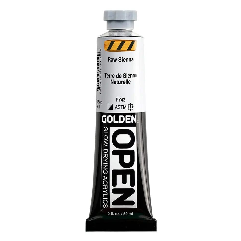 Golden OPEN Acrylfarbe Siena Natur 59 ml - Kidis Art