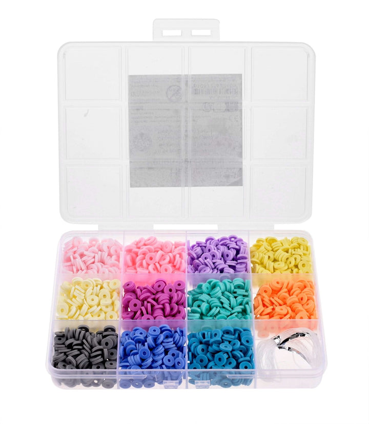 Heishi-Perlen-Set pastell ca.1.000St./pcs - Kidis Art