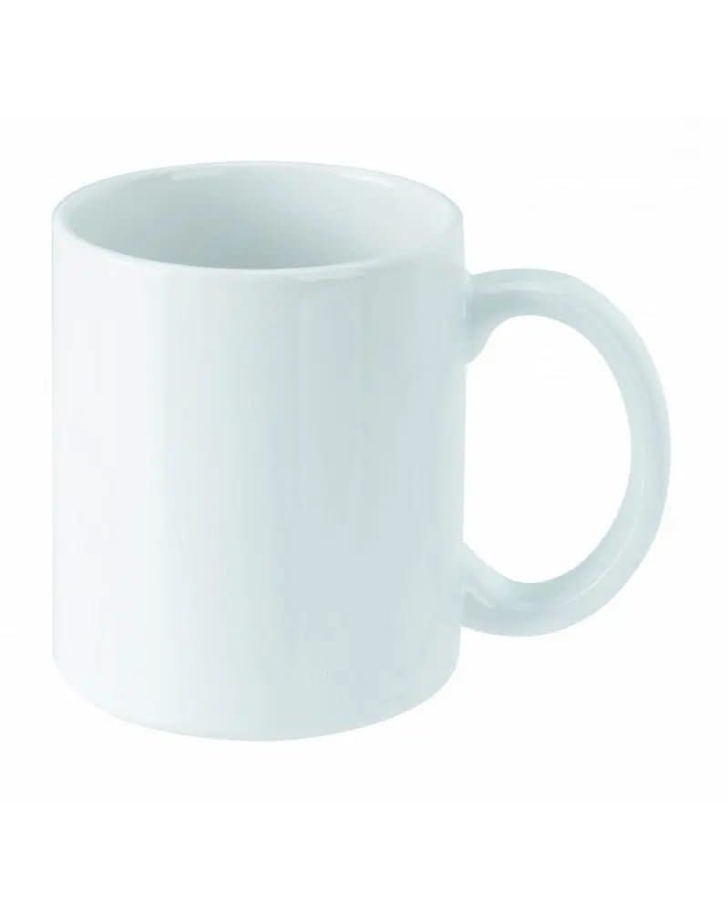 Keramik-Tasse weiss 300ml, 8,3x9,7cm - Kidis Art