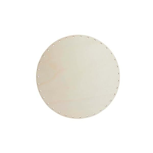 Korbgeflechtboden rund 25cm FSC Pappel Holz - Kidis Art
