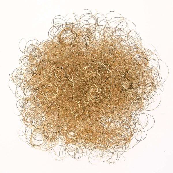 Lamettahaar gelockt 15g goldfarben - Kidis Art