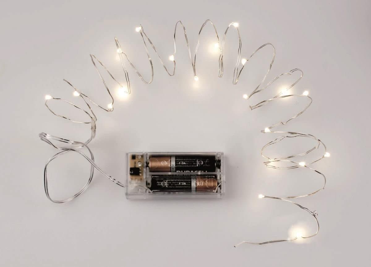Lichterkette 20St für 2xAA 2m LED - Kidis Art