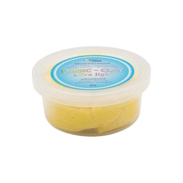 Magic-Clay ultra-light 40g lufttrocknend gelb - Kidis Art