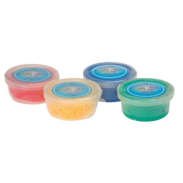 Magic-Clay ultra-light 4x40g gelb, rot, blau, grün - Kidis Art
