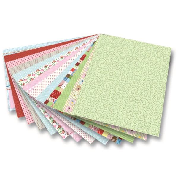 Motivblock Mittsommerland 24x34cm, 26 Blatt sortiert - Kidis Art