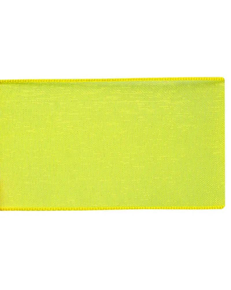 Organza Band 25mm 5m, gelb - Kidis Art