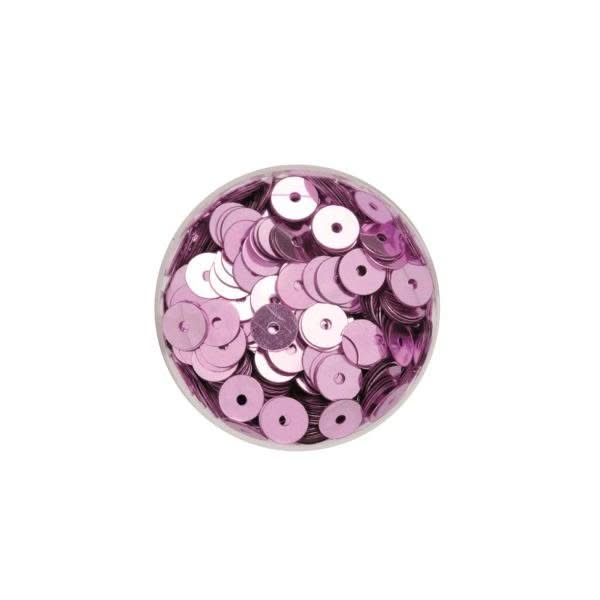 Paillettenscheiben rosa 6mm 7gr - Kidis Art