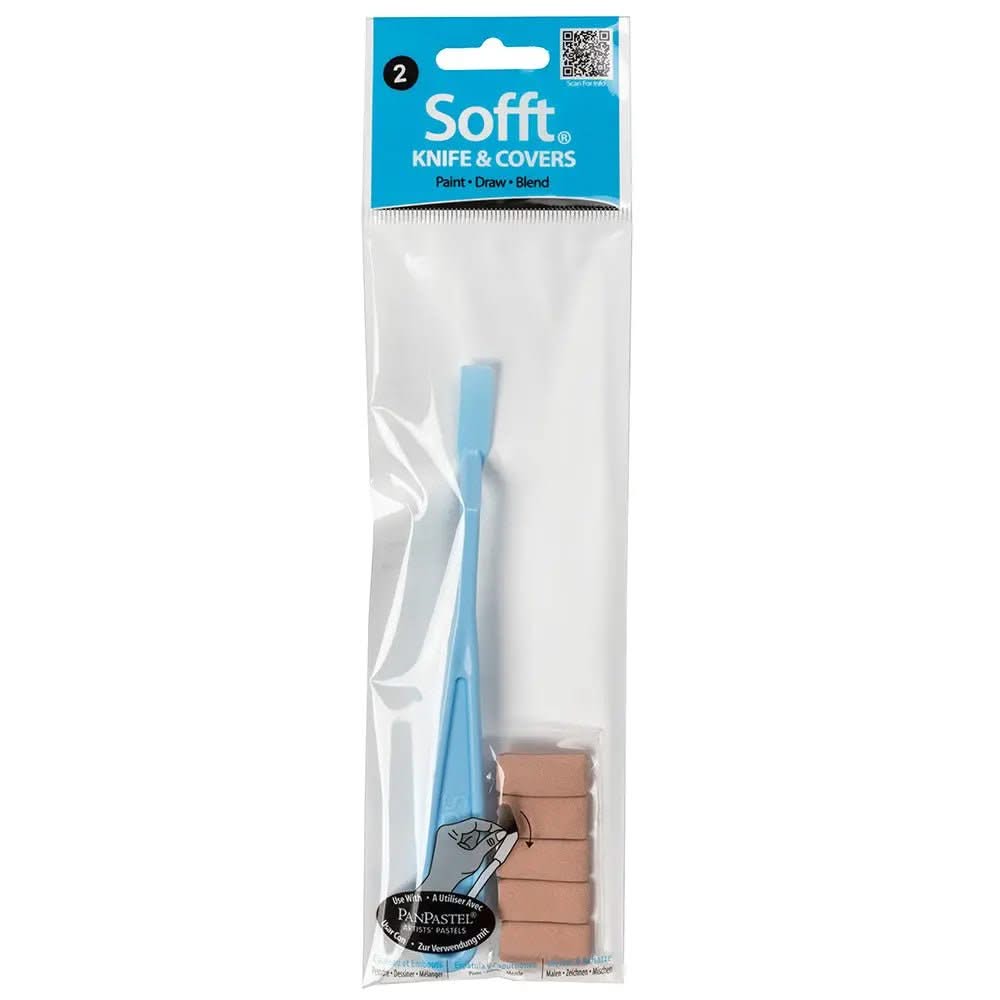 PanPastel - Sofft 5 - No. 2 Flat Covers &amp; Knife - Kidis Art